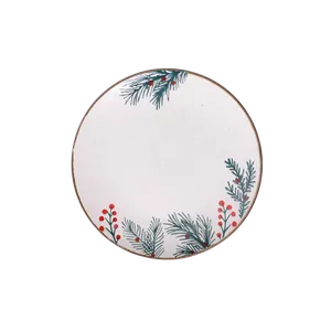 Plato Mediano Navideño Mistletoe