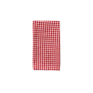 Servilleta Cuadros Rojo y Blanco Pequeña