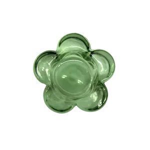Portavelas Flor Verde