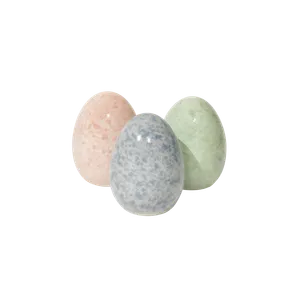 Set de 3 Huevos de Vidrio