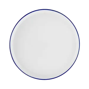 Plato Grande con Borde Azul