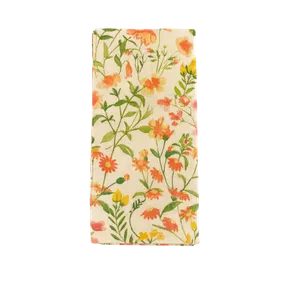 Servilleta Beige con Flores