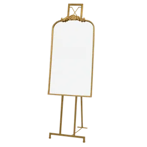 Espejo Dorado con su Base Personalizable