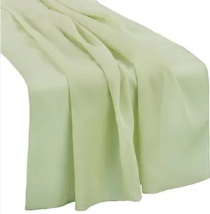 TABLE RUNNER: Chiffon-Sage green 19