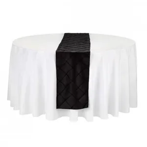 TABLE RUNNER-Satin: Black 