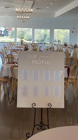 SIGN (Acrylic-cream): Our Favorite People! (Gold lettering) 30