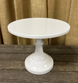 CUPCAKE STAND: White pedestal