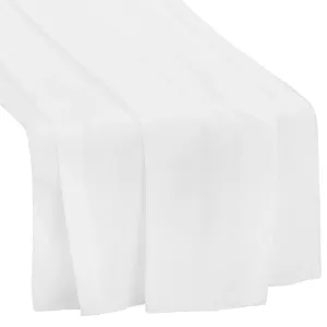 TABLE RUNNER: Chiffon-White 19