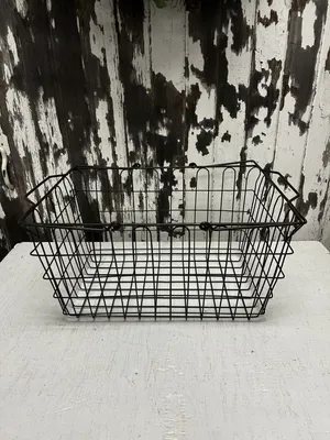 CARDHOLDER: Wire basket w/handles-Large