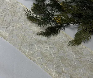 TABLE RUNNER-Lace: Ivory 8