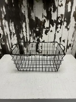 CARDHOLDER: Wire basket w/handles-Medium