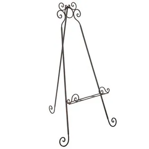 EASEL: Black metal (tabletop or floor)