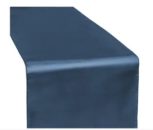 TABLE RUNNER-Satin: Navy blue 