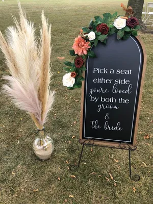 Pampas grass bottle arrangement-large