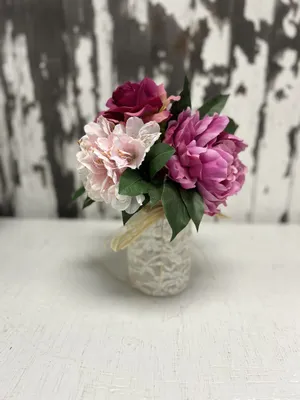 FLORAL: Shades of pink peony & rose bouquet 