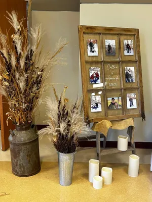 Rustic window frame