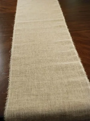 TABLE RUNNER: Burlap 12x108