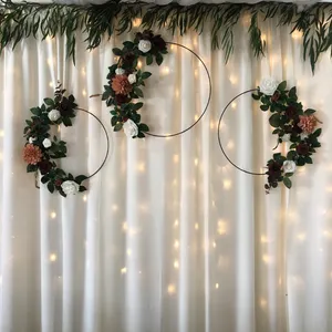 FLORAL: Terracotta/rust/ivory swags 