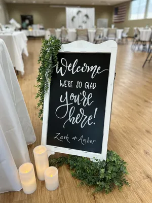 CHALKBOARD: White frame