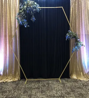 ARCH: Hexagon gold metal