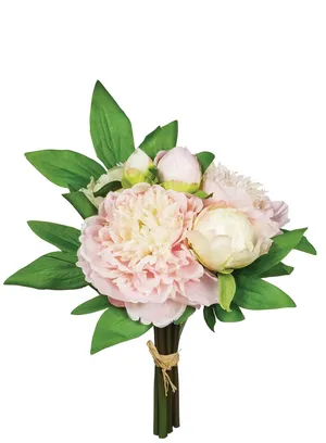 FLORAL: Blush pink peony bouquet
