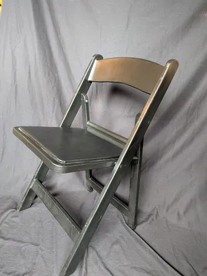 Black Garden Folding Chair