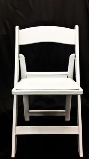 White Garden Folding Chair