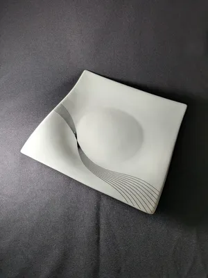 SQ Specialty Wavy Bowl with Design (dozen)