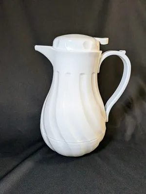 Large White Thermo Coffee Carafe 