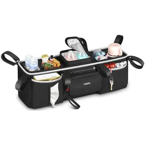 Stroller Organizer with Insulated Cup Holders