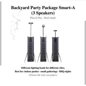 Backyard Party Package Smart-A (3 Speakers)