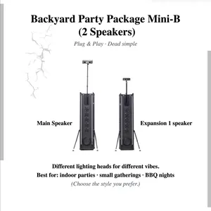 Backyard Party Package Mini-B (2 Speakers)