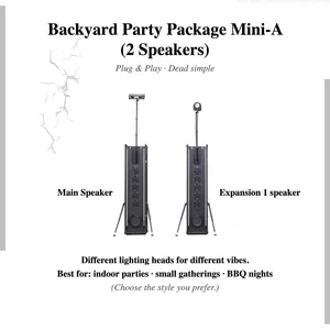 Backyard Party Package Mini-A (2 Speakers)