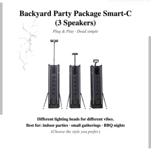 Backyard Party Package Smart-C (3 Speakers)