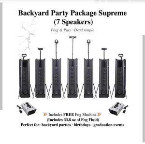 Backyard Party Package Supreme (7 Speakers)