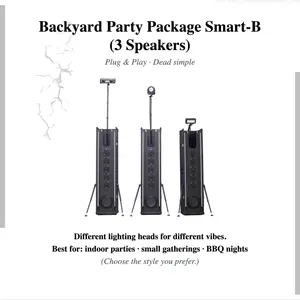 Backyard Party Package Smart-B (3 Speakers)