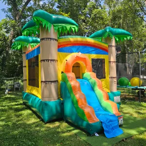 13ft Tropical Breeze Bounce House & Slide — Dry