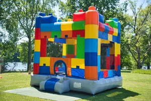 14ft Block Style Bounce House