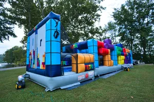 Tetris® Sticky Wall + 30ft Obstacle Course