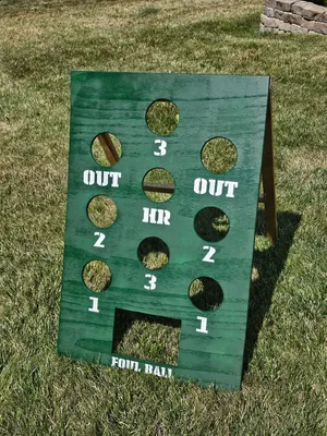 Bean Bag Baseball Giant Yard Game Rental
