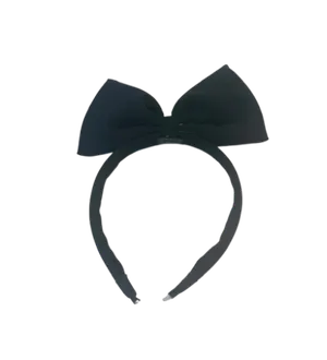 Black bow headband