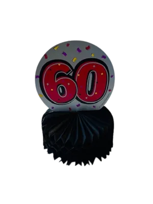 60th birthday table decorations