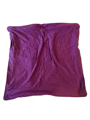 Purple throw pillow cover