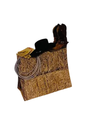 Haybale decoration