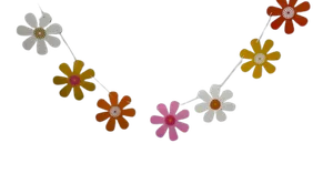 Floral hanging decoration