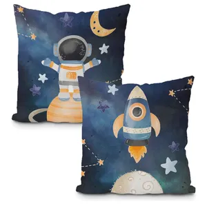 Astronaut throw pillow covers