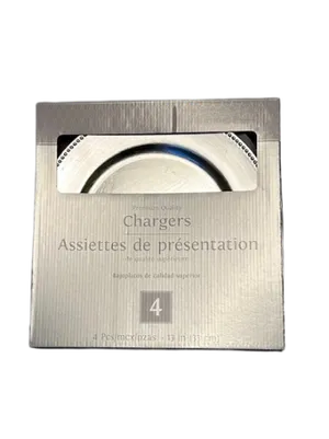 Silver plate chargers