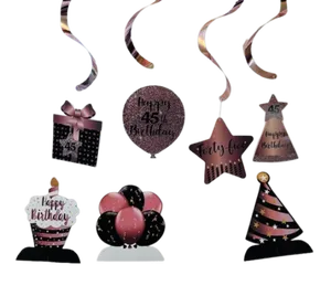 45th birthday decorations