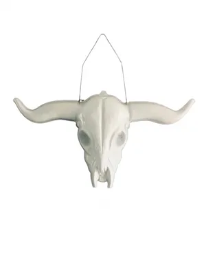 Steer skull plastic decoration