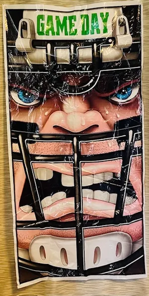 Game Day door cover